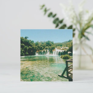 Krka Waterfalls -Krka National Park - Croatia Holiday Card