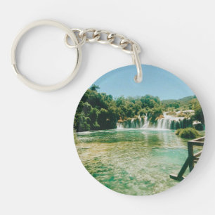 Krka Waterfalls -Krka National Park - Croatia Key Ring