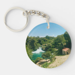 Krka Waterfalls -Krka National Park - Croatia Key Ring