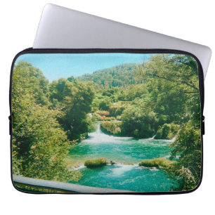 Krka Waterfalls -Krka National Park - Croatia Laptop Sleeve