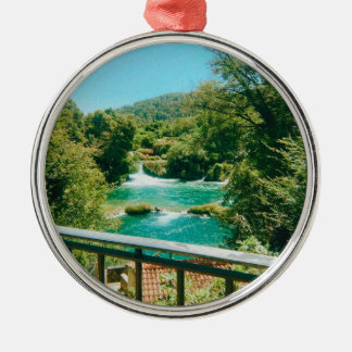 Krka Waterfalls -Krka National Park - Croatia Metal Ornament