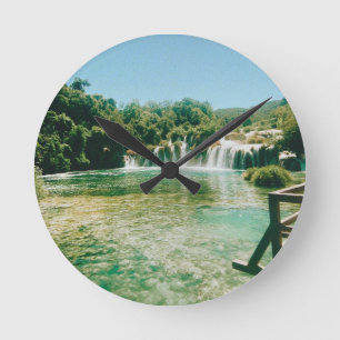 Krka Waterfalls -Krka National Park - Croatia Round Clock