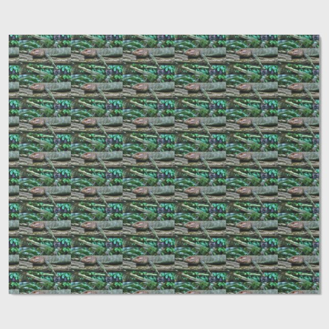Krokodilteju Wrapping Paper (Flat)