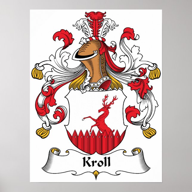 Kroll Family Crest Poster (Front)