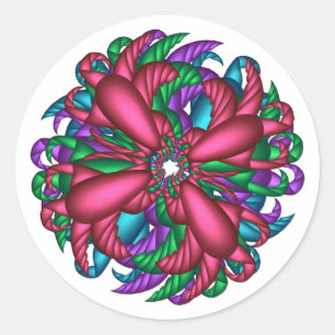 Krone Classic Round Sticker