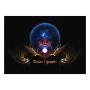 Krono Dynamic Fantasy Fractal Art by Xzendor7 Photo Print