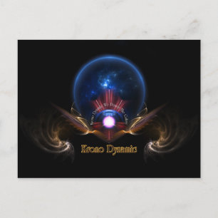 Krono Dynamic Fractal Art Postcard