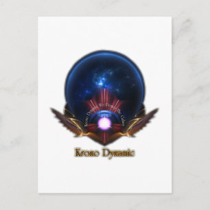 Krono Dynamic Fractal Art Postcard