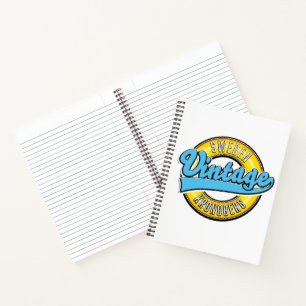 Kronoberg Sweden Vintage style logo Notebook
