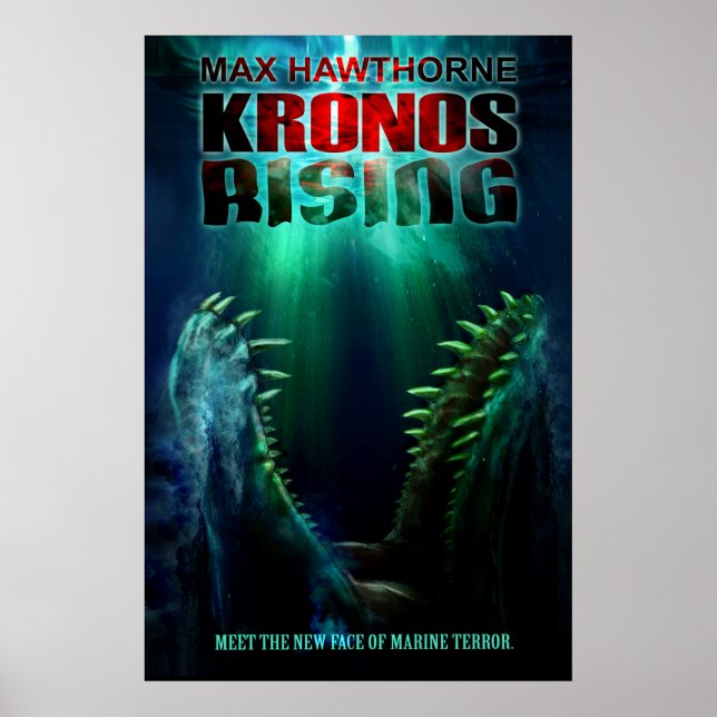 KRONOS RISING by Max Hawthorne - Cover Art Poster (Front)