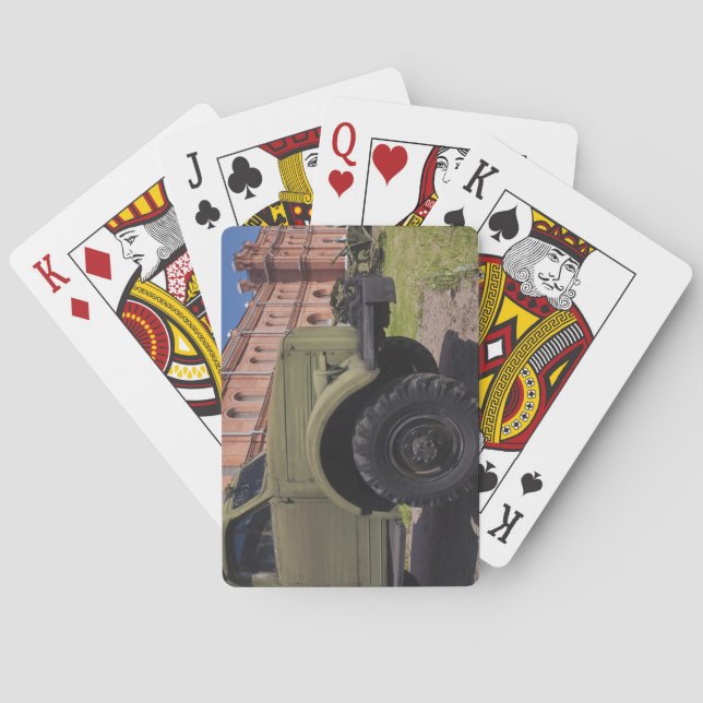 Kronverksky Island, Artillery Museum, truck Playing Cards (Back)