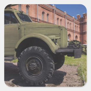 Kronverksky Island, Artillery Museum, truck Square Sticker