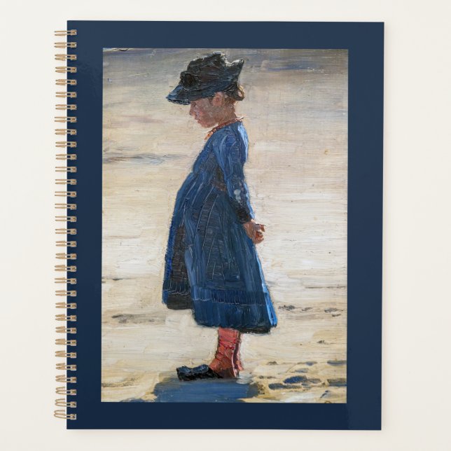 Kroyer - Little Girl standing on Skagen Beach Planner (Front)