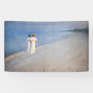 Kroyer - Summer Evening on Skagen Beach Banner
