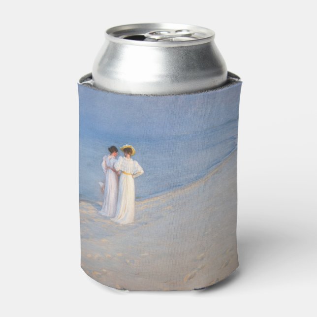 Kroyer - Summer Evening on Skagen Beach Can Cooler (Can Front)