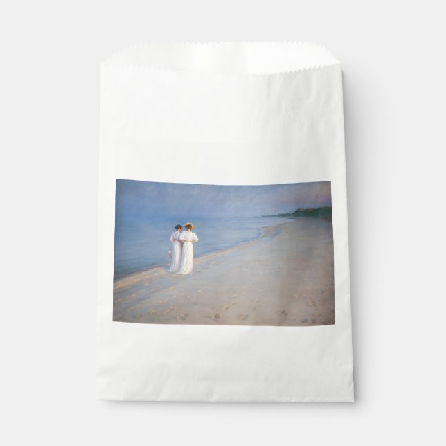 Kroyer - Summer Evening on Skagen Beach Favour Bag (Front)