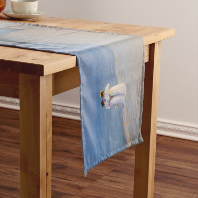 Kroyer - Summer Evening on Skagen Beach Short Table Runner (In Situ)