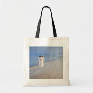 Kroyer - Summer Evening on Skagen Beach Tote Bag