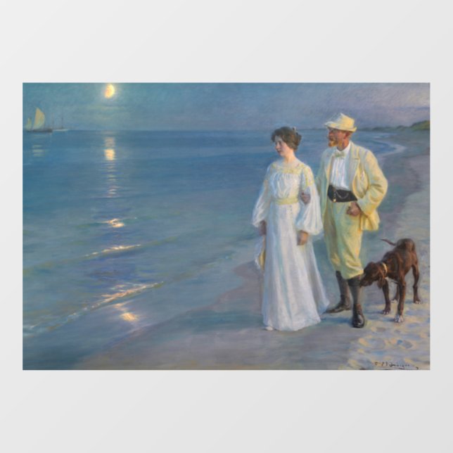 Kroyer - The Artist and his Wife on the Beach (Sheet)