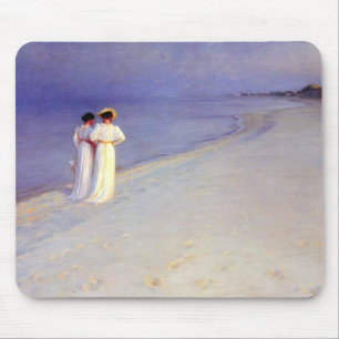Kroyer's "Summer Afternoon on Skagen Beach" Mouse Pad