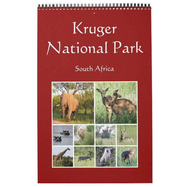 kruger african safari calendar (Cover)