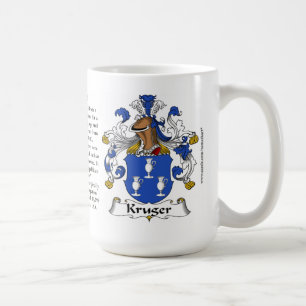 Kruger Family Coat of Arms Coffee Mug