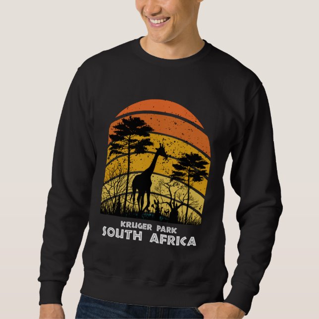 Kruger Park South Africa Safari National Park Game Sweatshirt (Front)
