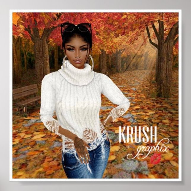 Krush Graphix by Ahsek Novel Hello Fall Poster 2 (Front)