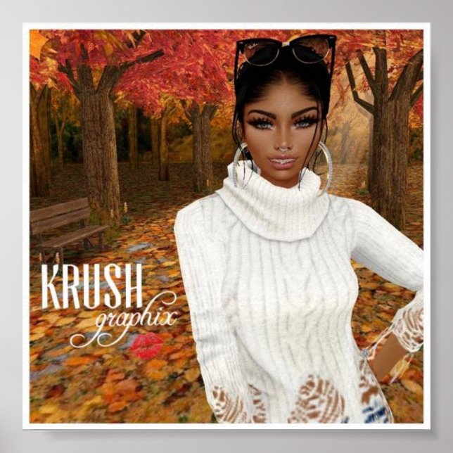 Krush Graphix by Ahsek Novel Hello Fall Poster 3 (Front)