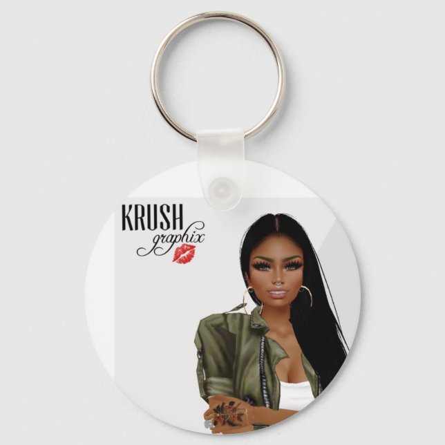 Krush Graphix by Ahsek Novel Keychain 2 (Front)