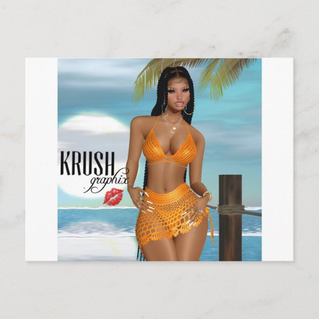 Krush Graphix by Ahsek Novel Postcard 12 (Front)