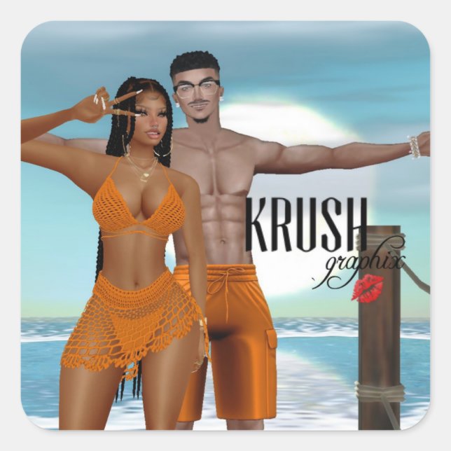 Krush Graphix by Ahsek Novel Stickers 63 (Front)