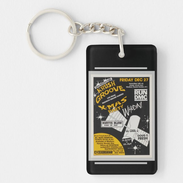 Krush Groove Christmas Party   Key Ring (Front)