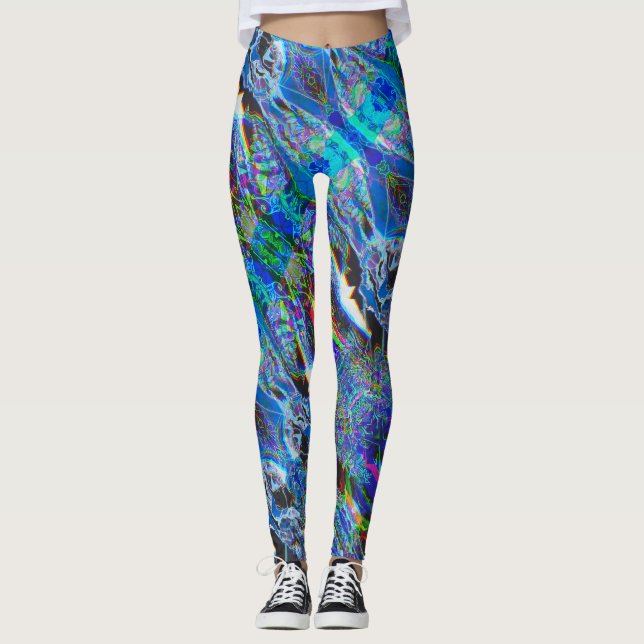Kruza Shine Leggings (Front)
