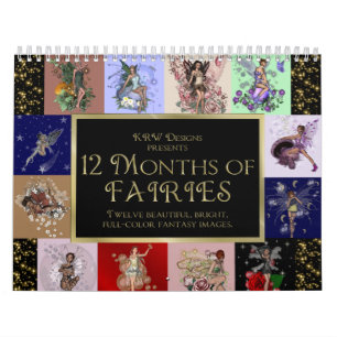 KRW 12 Months of Fairies 2010 Calendar