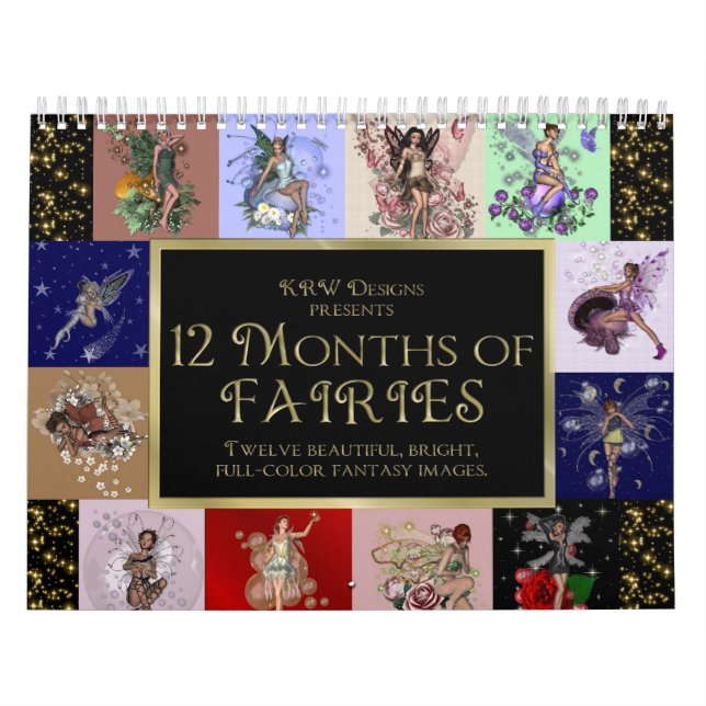 KRW 12 Months of Fairies 2012 Calendar (Cover)