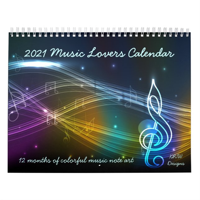 KRW 2017 Music Lovers Calendar (Cover)