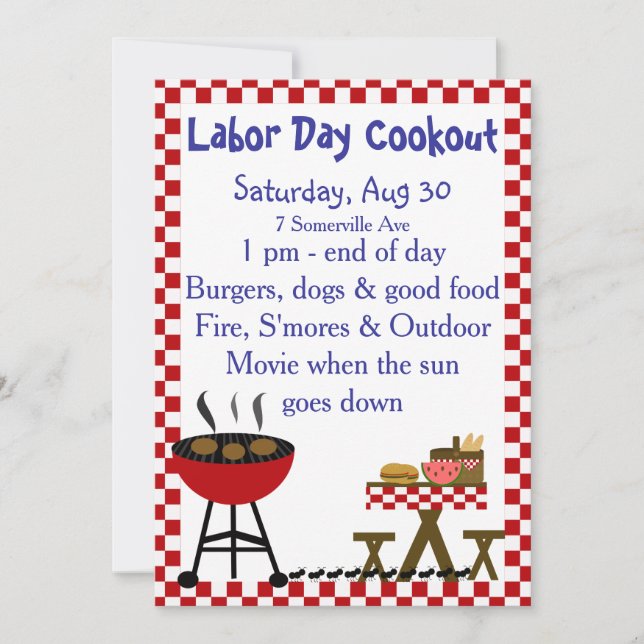 KRW Backyard Cookout Invitation (Front)