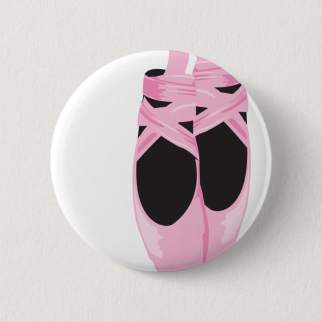 KRW Ballerina Rose Dance Button (Front)