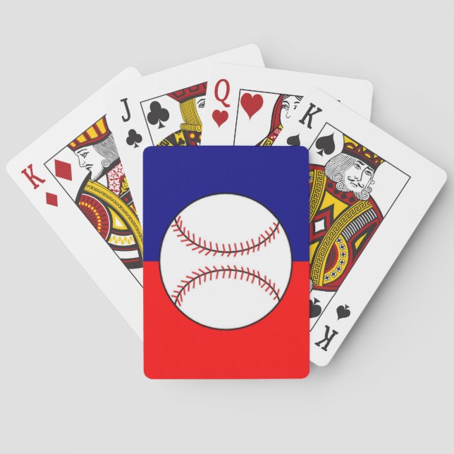 KRW Baseball Logo Playing Card Deck (Back)