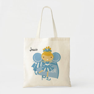 KRW Blue Cheerleader Custom Party Tote Bag