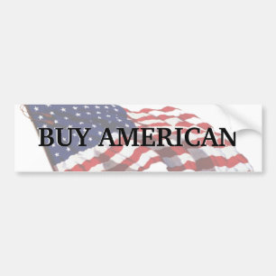 KRW Buy American Bumper Sticker