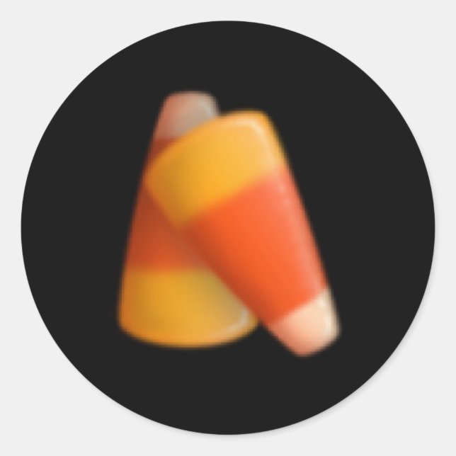 KRW Candy Corn Black 1.5 Inch Sticker (Front)