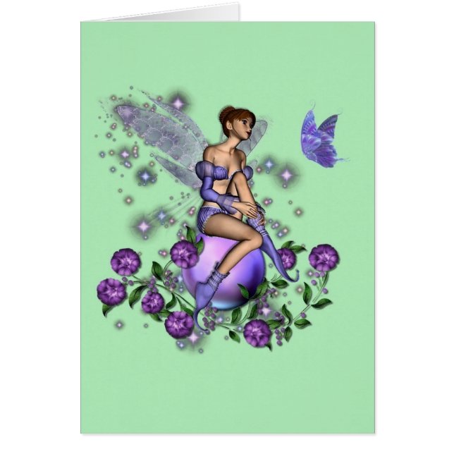 KRW Charming Faery Blank Card (Front)