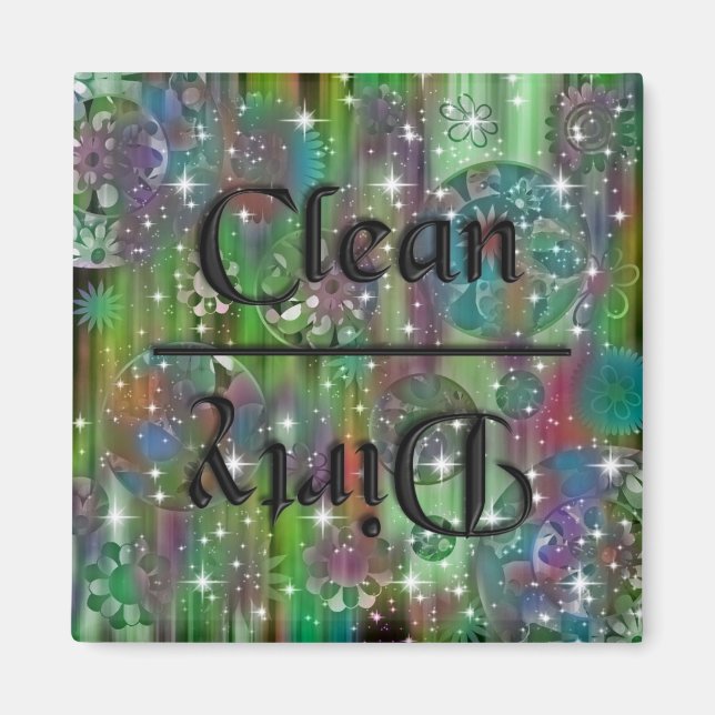 KRW Clean and Dirty Kitchen Magnet (Front)