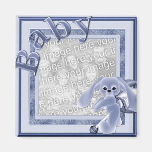 KRW Custom Baby Boy Photo Magnet