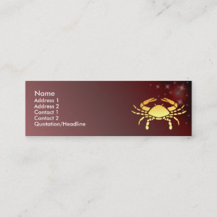 KRW Custom Cancer Zodiac Sign Profile Card