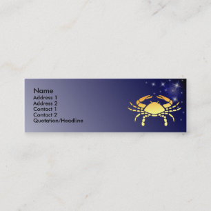 KRW Custom Cancer Zodiac Sign Profile Card
