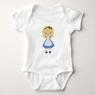 KRW Cute Alice in Wonderland Baby Bodysuit