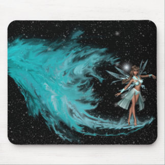 KRW Faery from the Fire - Birth of the Blue Faery  Mouse Pad